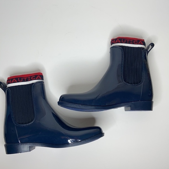 Nautica Blue Loytan Slip-on Ankle Bootie Rainboots Size 7 NWT - Picture 16 of 17